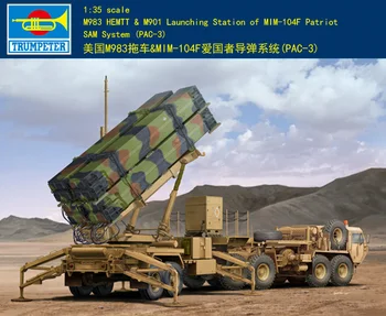 

Trumpeter 01037 1/35 Scale M983 HEMTT & MIM-104F Patriot SAM System Model Kits
