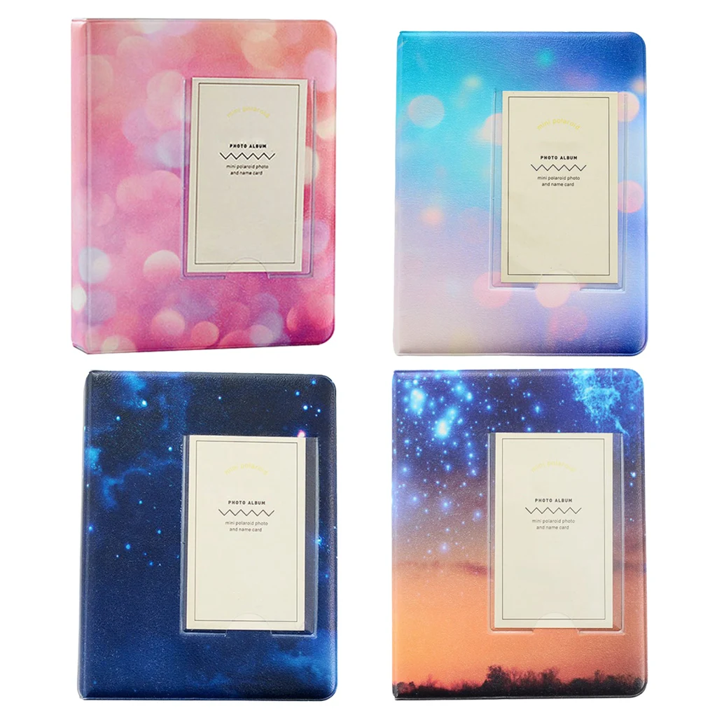 For Fujifilm Instax Mini Films Album 64 Pockets Collection Photocard Book Pictures Holder Photo Album Card Stock