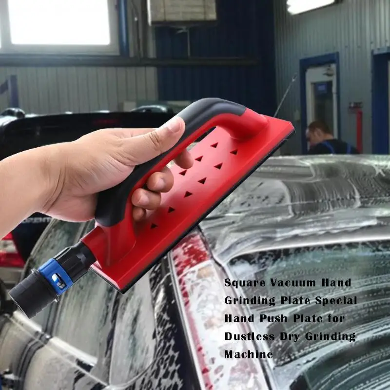 

Vacuum Hand Push Plate Dustless Grinder Grinding Sheet Manual Car Spray Paint Tools Flocking Sandpape for Vehicle Maintenance