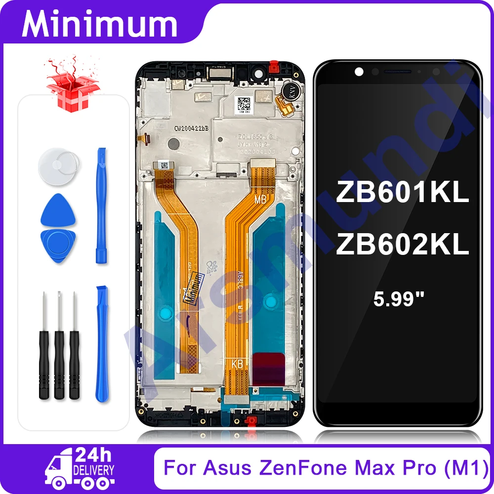 ЖК-дисплей 5 99 дюйма для Asus ZenFone Max Pro (M1) ZB601KL сенсорный экран с дигитайзером в сборе