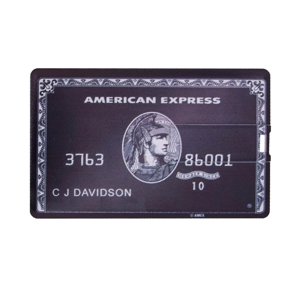 Новая Кредитная банковская карта, USB флеш-накопитель 2,0, логотип на заказ, 4 ГБ, 8 ГБ, 16 ГБ, 32 ГБ, 64 ГБ, фото-карта, микро Флешка HSBC MasterCard Bradesco - Цвет: 9