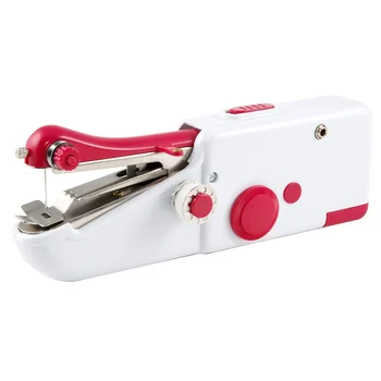 

21x6.5x3.5cm Quick Handy Stitch Portable Handheld Mini Sewing Machine For Fabric Clothing Kids Clothes Maquina De Costura
