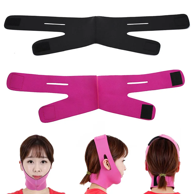 Тонкая маска для лица, тонкая маска для лица, для похудения, повязка для ухода за кожей, ремень и подъем убирает двойной для лица и подбородка, маска для похудения лица