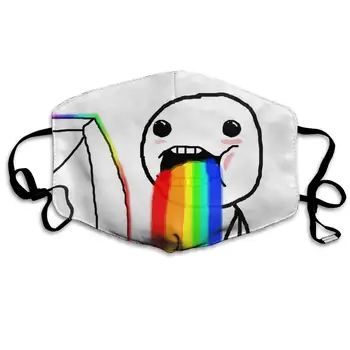 

Mouth Mask Computer Rainbow Print Masks - Breathable Adjustable Windproof Mouth-Muffle, Camping Running for Women and Men