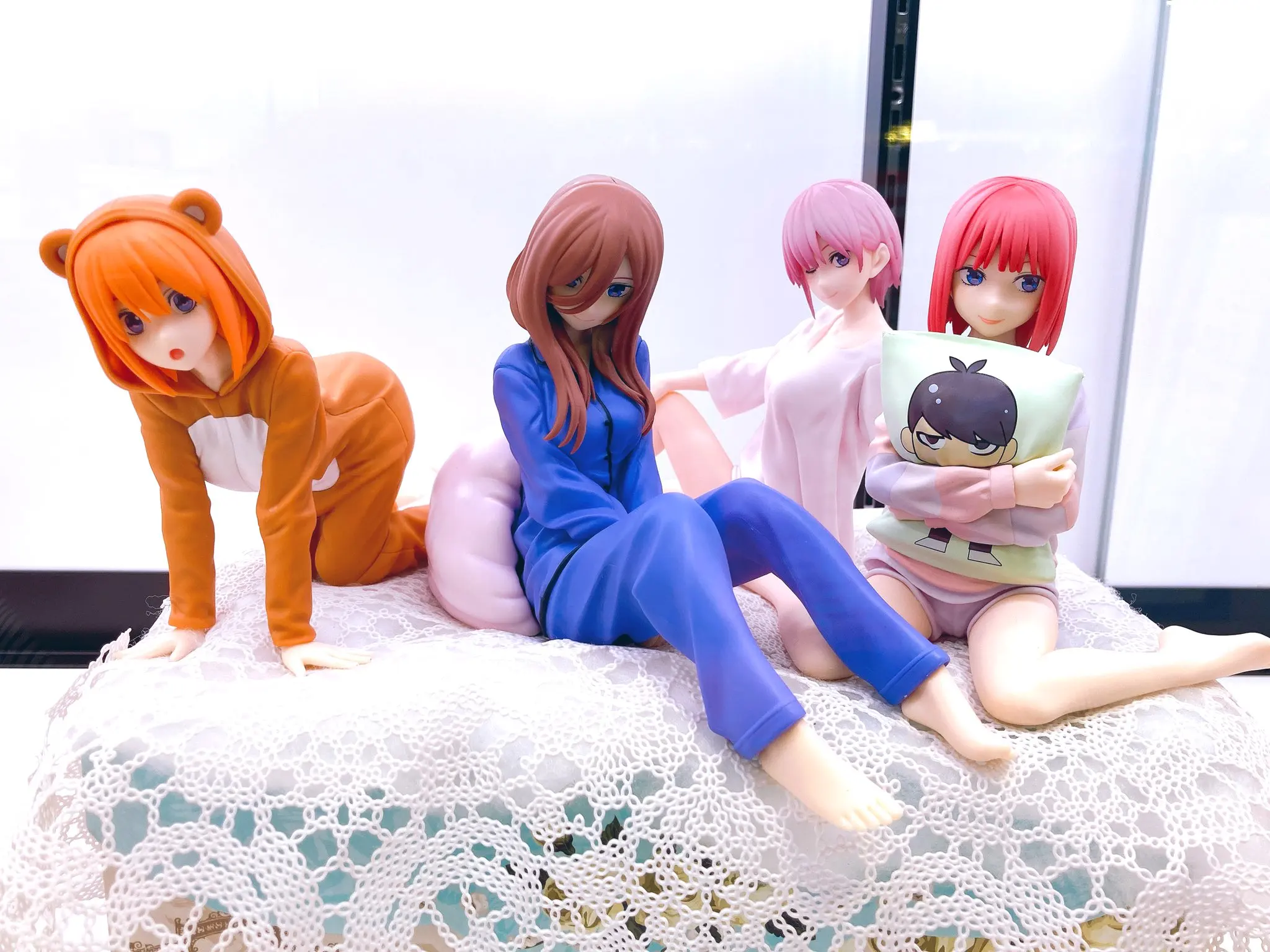 

2021 японская оригинальная аниме-фигурка Накано Мику, пижама, экшн-фигурка ver, Коллекционная модель, игрушки для мальчиков