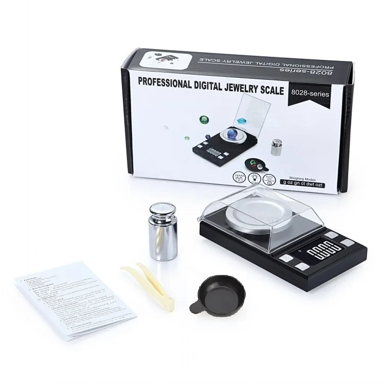 Горячая 100 г/50 г 0,001 г цифровые точные весы для ювелирных изделий ...