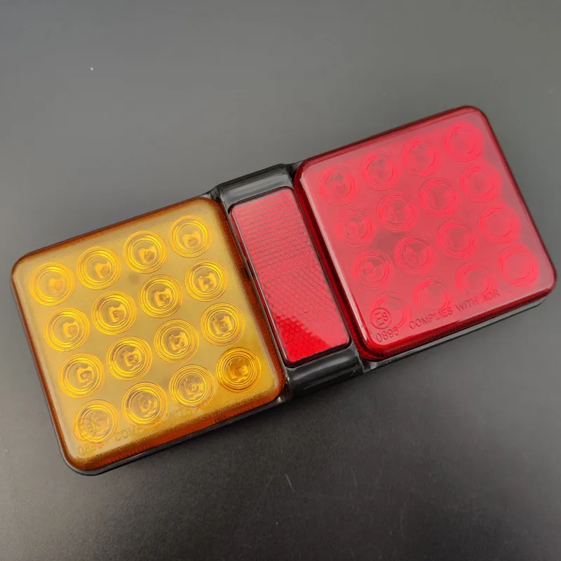 Tail LED Trailer Lights Lamp Pair Boat Waterproof Submersible 12V RV Parts (2PCS/1PAIR) Camper Caravan Accessories