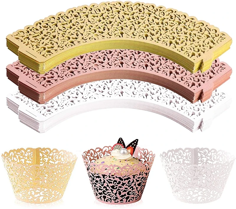 50 шт. обертка для капкейков полый коридорный лайнер бумажная чашка выпечки