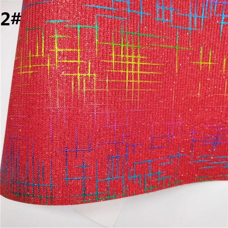 2 1 шт., 21X29 см, сетчатая блестящая ткань, меняющая цвет блестящая кожа, блестящие кожаные листы для изготовления луков, LEOsyntheticoDIY T309A - Цвет: 2