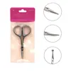 Stainless Steel Makeup Eyebrow Scissors Cosmetic Small Curved Tip Trimmer Manicure Nail Dead Skin Facial Hair Remover Tool 1