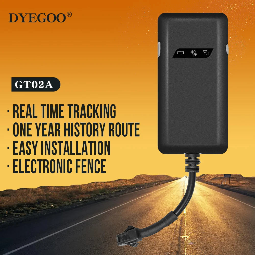 GPS-трекер DYEGOO GT02A для автомобилей и мотоциклов высокоскоростная платформа