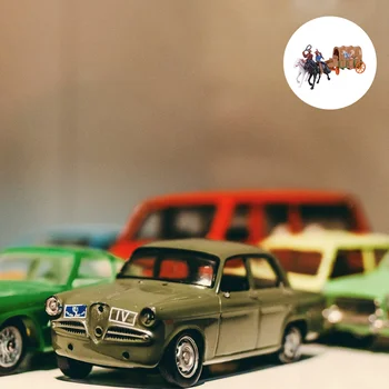 

1 Set Carriage Model Abundant Practical Western Cowboy Adornment Carriage Crafts Collection Toy Carriage Adornment for Boys