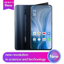OPPO Reno, Новое поступление, смартфон, 6,4 дюймов, Qualcomm710, Поддержка NFC 2340*1080, Восьмиядерный, 3 камеры, 48MP+ 5MP, 3765 mAh, отпечаток пальца ID