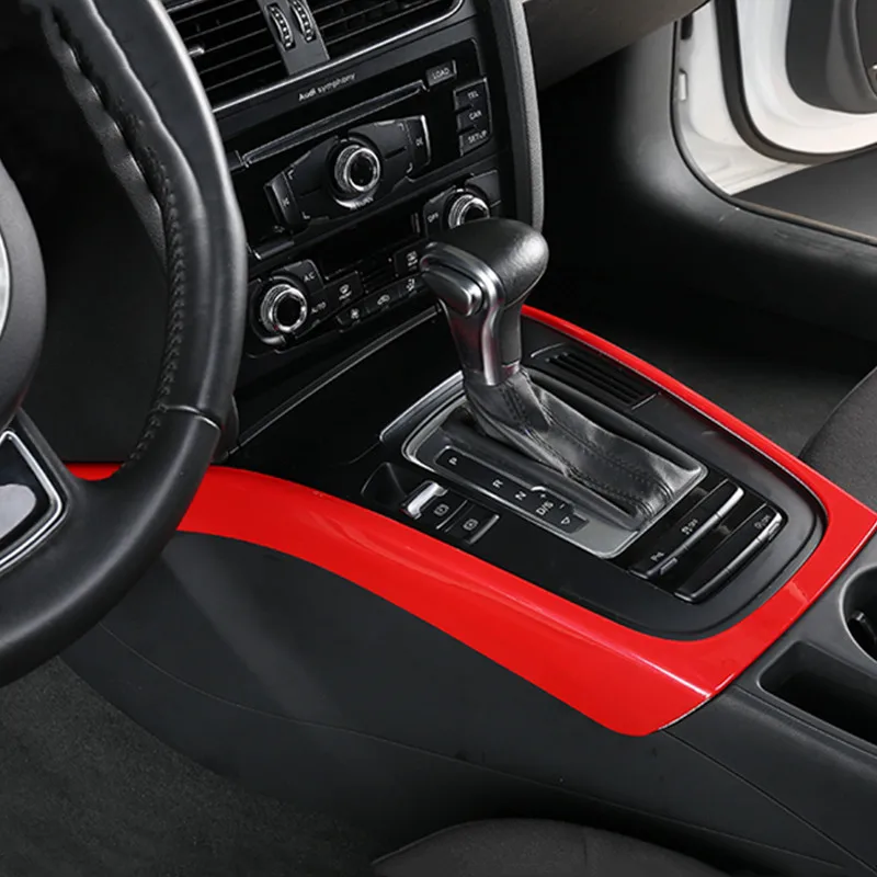 Carbon Fiber Sticker Large Gear Panel Carbon Auto For 2016-2018 Audi A4L A5 B9