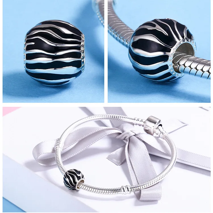 Fit Pandora браслет серебро 925 CZ Сердце ключ замок амулеты для Винных Бокалов S925 синий балет девушка Морская звезда самолет бусины ювелирных изделий