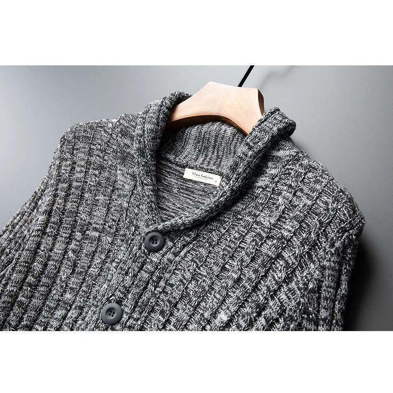 Autumn New Cotton Cardigan Men Warm Fashion Solid Color Casual V-neck Knit Sweater Jacket Street Wild Loose Sweter Clothes M-4XL Autumn New Cotton Cardigan Men Warm Fashion Solid Color Casual V-neck Knit Sweater Jacket Street Wild Loose Sweter Clothes M-4XL