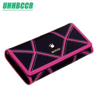 

UHHBCCR 2019 PU Leather Women Wallets Ladies Purse Female Wallet Money Bag Zipper Coin Purse Portefeuille femme ID Holder Clutch