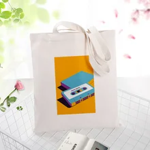 Сумка Ретро узор холст сумка ежедневного использования текст DIY пользовательский принт сумка для покупок с логотипом эко многоразовая утилизация