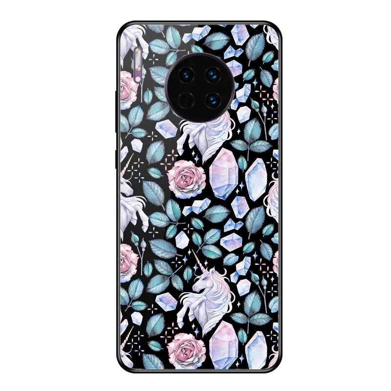 Geruide для huawei mate 30 Чехол, закаленное стекло mate 30 pro Чехол cubierta para Для huawei mate 30 Pro Чехол - Цвет: A040