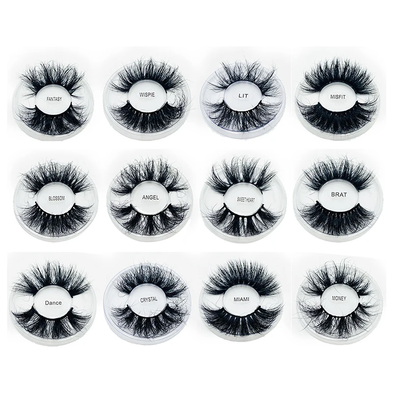 

8D Mink Eyelashes Long Thick Fluffy Fake Lashes Natural Handmade Eyelash Curly Lashes Extension Eyelashes Beauty Makeup Tools