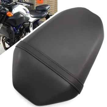 

Black Motorcycle leather Rear Passenger Seat Cover Cushion For Yamaha MT07 2018 2019