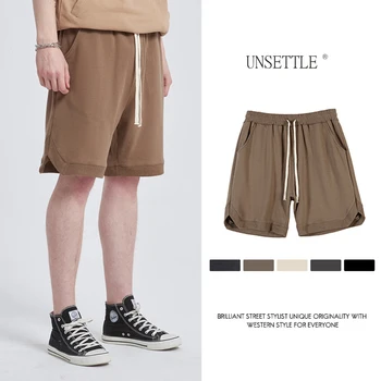 

UNSETTLE 2020SS pantalones cortos hombre hip hop designer overalls men/women High Street Cotton Knee Length Casual sweatpants