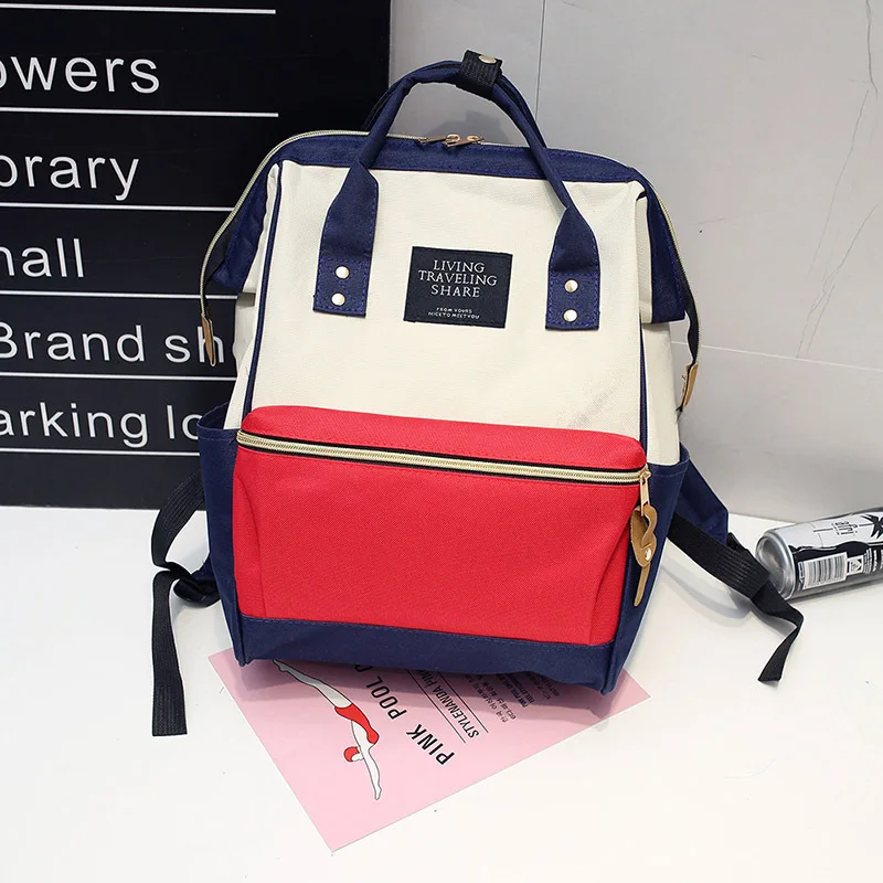Рюкзак в японском стиле с кольцом для ноутбука, рюкзак женский мочила Feminina, рюкзак школьный рюкзак для девочек-подростков, рюкзак для подгузников Rugzak - Цвет: Red mixed rice