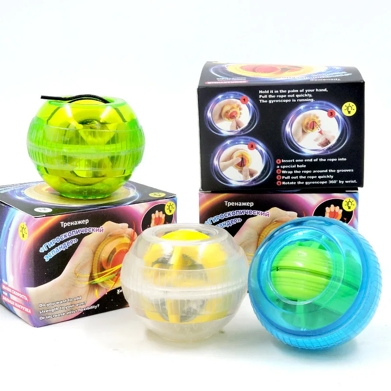

LED Wrist Ball Trainer Gyroscope Strengthener Gyro Power Ball Arm Exerciser Power ball Exercise Machine Gym Fitness Equipment