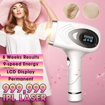 

990000 Flashes Pulsed IPL Laser Hair Removal Device LCD Display Permanent Hair Removal Epilator Armpit Hair Remover machine