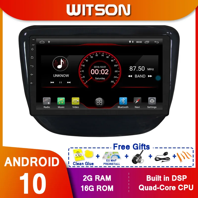 WITSON 9 &quotFULL HD сенсорный экран Android 10 0 Восьмиядерный Автомобильный GPS