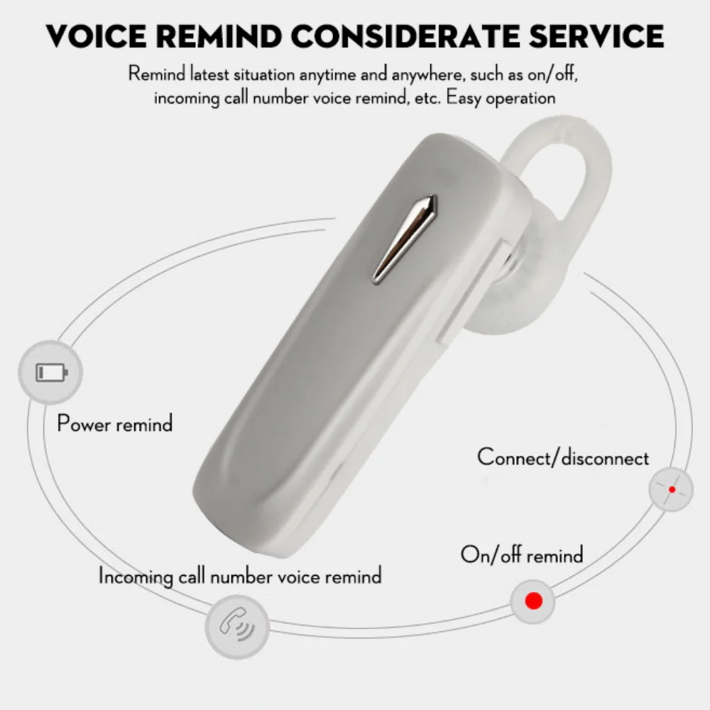 Беспроводные Bluetooth наушники с функцией управления шумом, гарнитура, водонепроницаемые наушники-вкладыши для Iphone X, samsung, для водителя