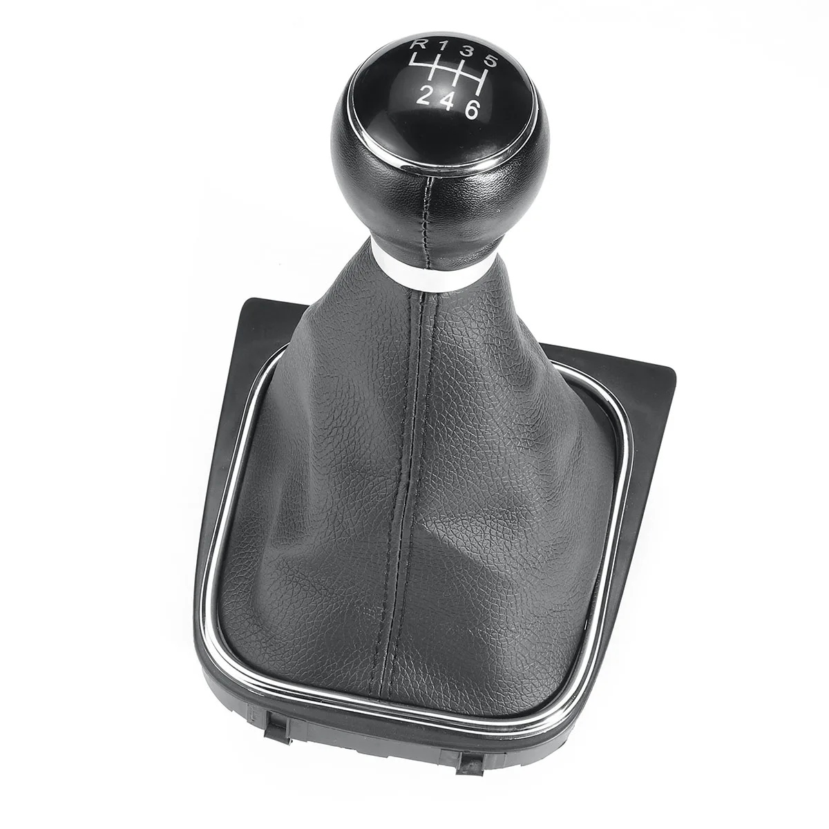 Для VW Golf MK5 MK6 Golf 5 6 Rabbit Jetta MK6 2010- Стайлинг 5/6 скорость кожаная ручка переключения рулевого механизма автомобиля ручки пылезащитный чехол