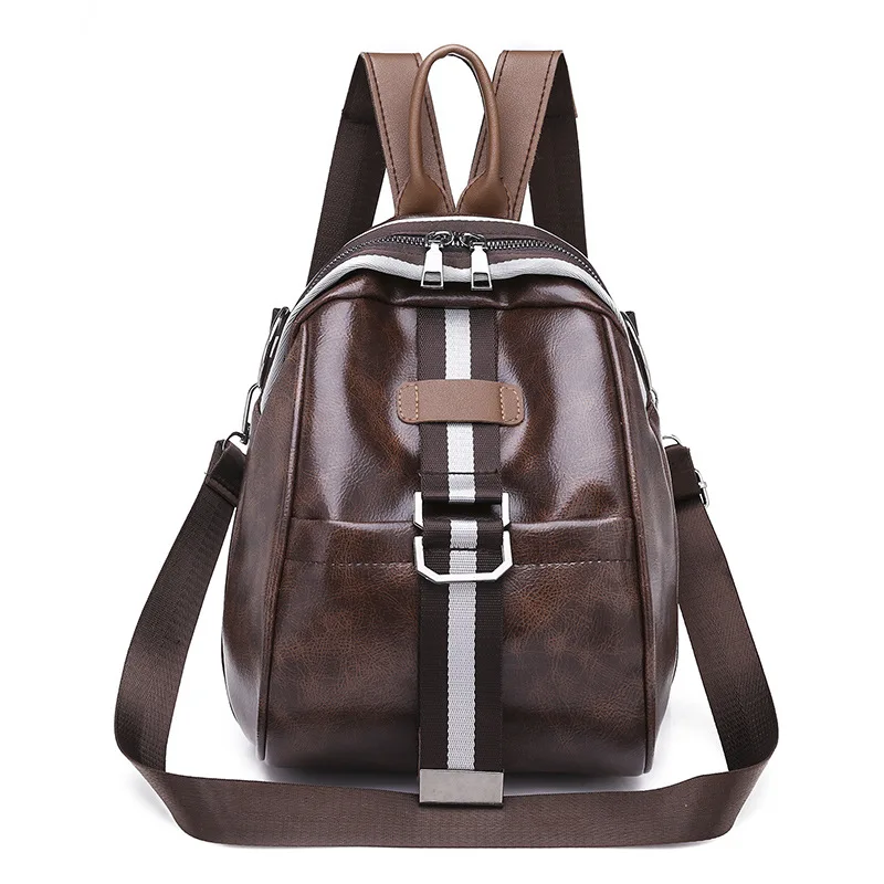 Рюкзак женский стиль Pu шаблон сумка для школы, колледжа корейский стиль Универсальный многофункциональный рюкзак для шоппинга путешествия