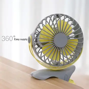 

Portable USB Rechargeable 360 Degree Rotating Desktop Summer Clip Cooling Fan Portable Mini USB Fan Small Desk Pocket Handheld