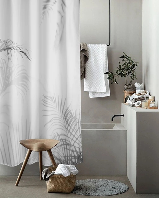 Cortina de ducha impermeable con diseño de Tigre, cortina de ducha antimoho  para baño, 001 - AliExpress
