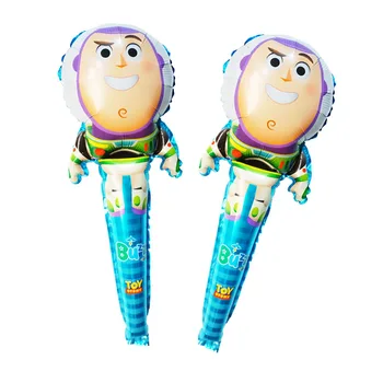 

10pcs new toy hand cheering balloons cartoon lightyear story foil balloons for birthday party decoration