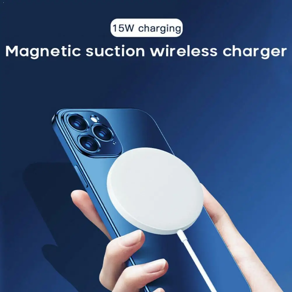 

15W magnetic wireless charger For iPhone12 magnetic fast wireless charger N4Y1
