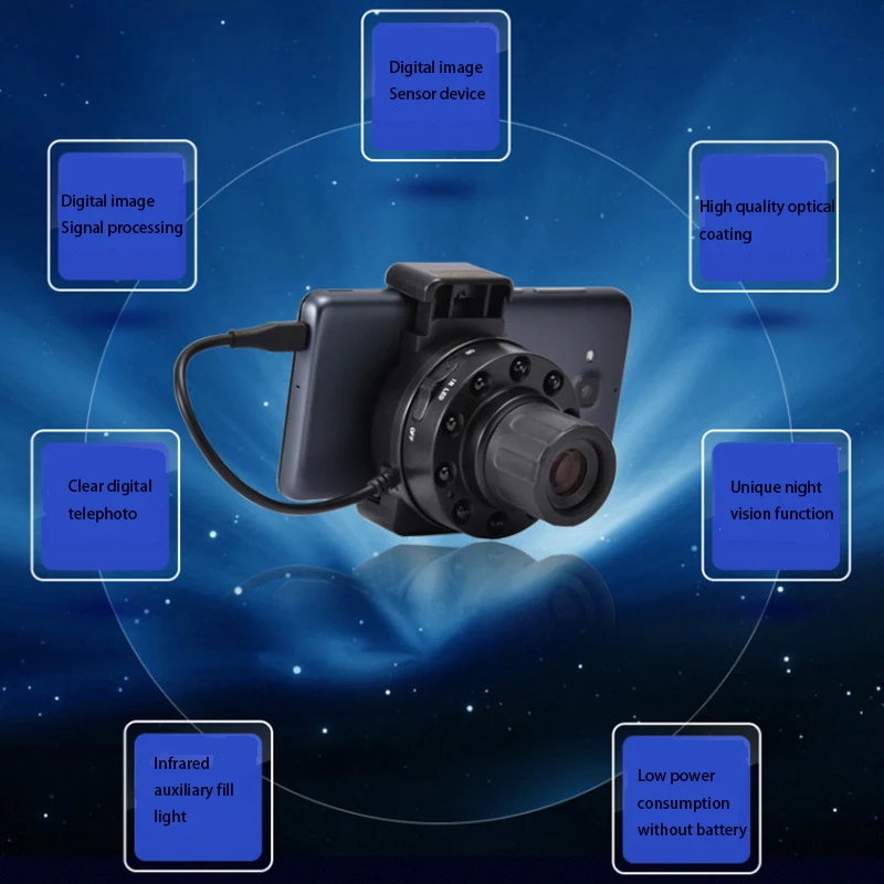 

HD Digital Night Vision Night Photo Video Hunting Patrol Infrared Monocular Telescope