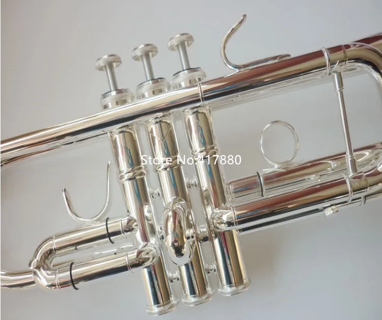 Selling Trumpet C tone C180SML-239 Sliver Plated professional performance level Musical Instruments