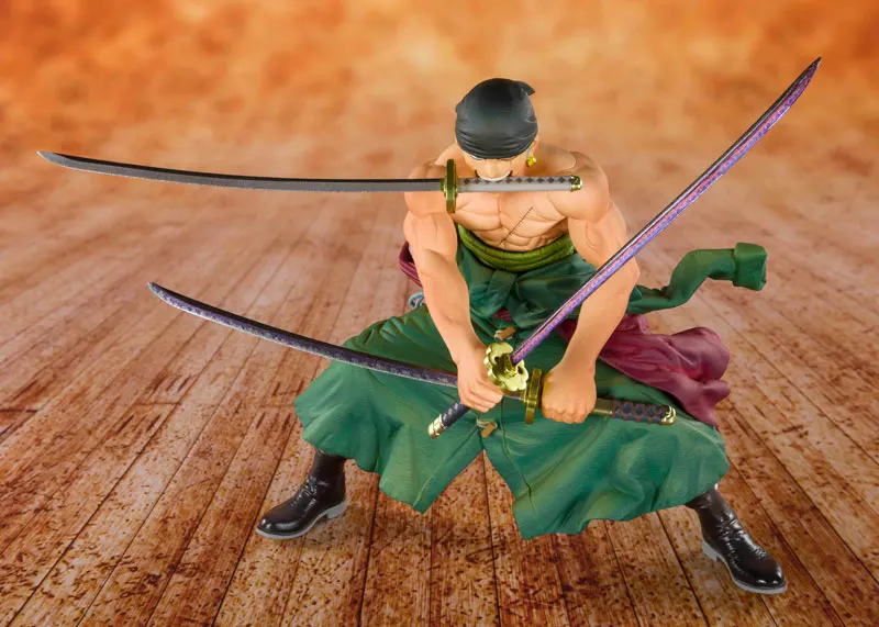 Японское аниме "ONE PIECE" Оригинальная фигурка BANDAI spirins Figuarts ZERO-пиратский Охотник Зоро