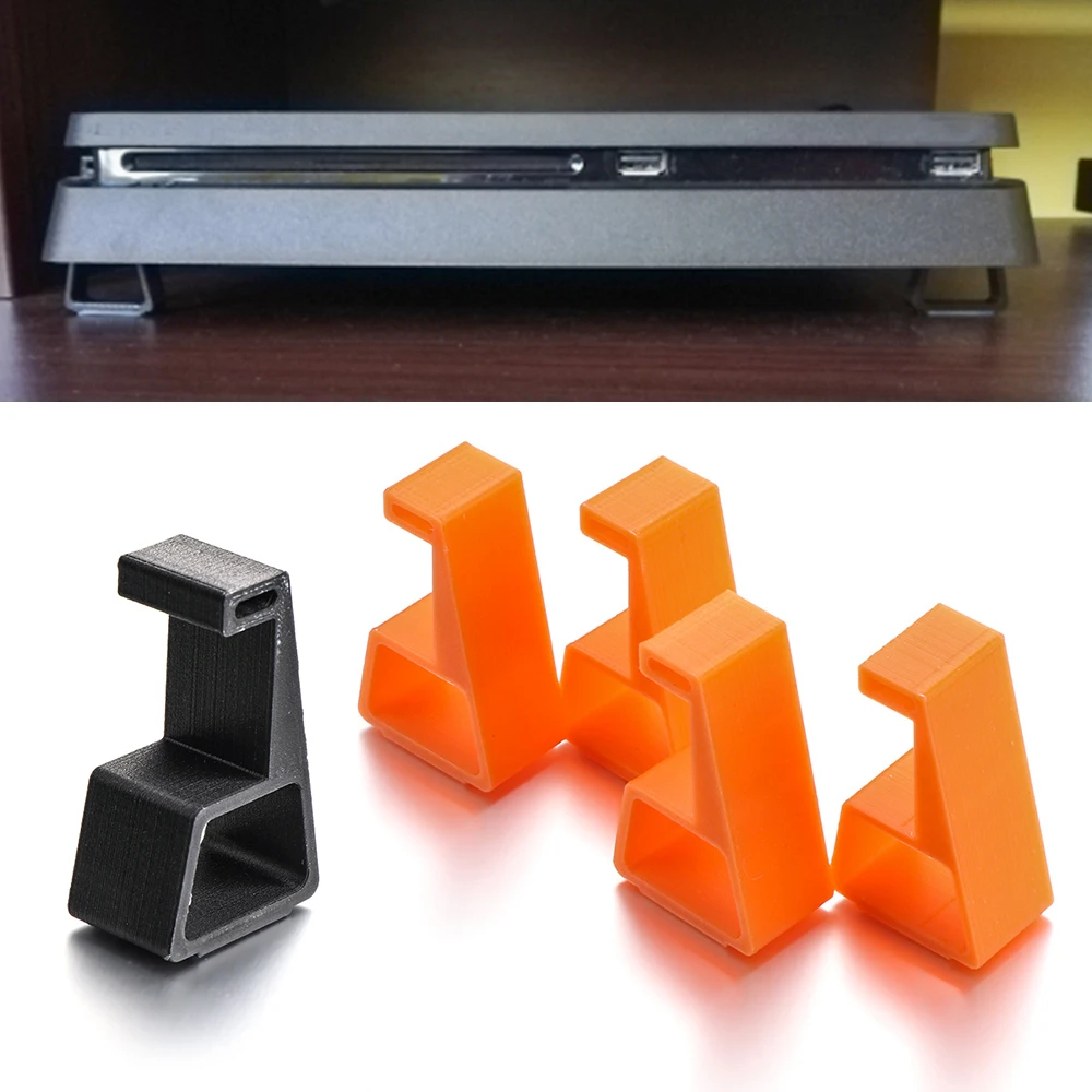 게임 콘솔 홀더 수평 홀더, 높임 지지 브래킷 액세서리,  플레이스테이션 4 PS4 슬림 프로용 쿨링 피트, 4 개