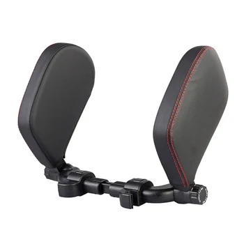 

Car Universal Leather Headrest Neck Support Pillow Sleep Side Rest Cushion Adjustable Neck Shoulder Sleeping Pillow