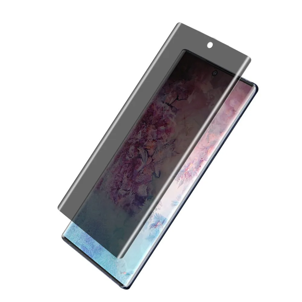 Mnycxen Privacy 3D Glas Protective Glass on for Samsung Galaxy Note 10 Plus Tempered Glass Note10 Screen Protector Protect Film