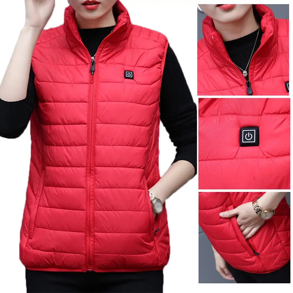 synoniemenlijst Kliniek Reproduceren Vrouwen Smart Opladen Verwarming Stand Kraag Omlaag Katoen Vest IPX3  Waterdicht Herfst En Winter Mouwloze Jas Verwarmde Vest Rood|Motorcycle  Rider Vest| - AliExpress