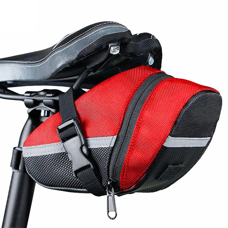 Nylon waterproof Bicycle Saddle Rear Seat Storage Bag Ultralight Tail MTB Road Repair Tools Saddlebag | Спорт и развлечения