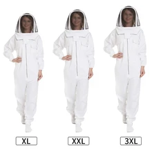 Профессиональный пчелиный костюм для женщин и мужчин, одежда для пчеловодства, защитная одежда с вуалью, шапка XXXL