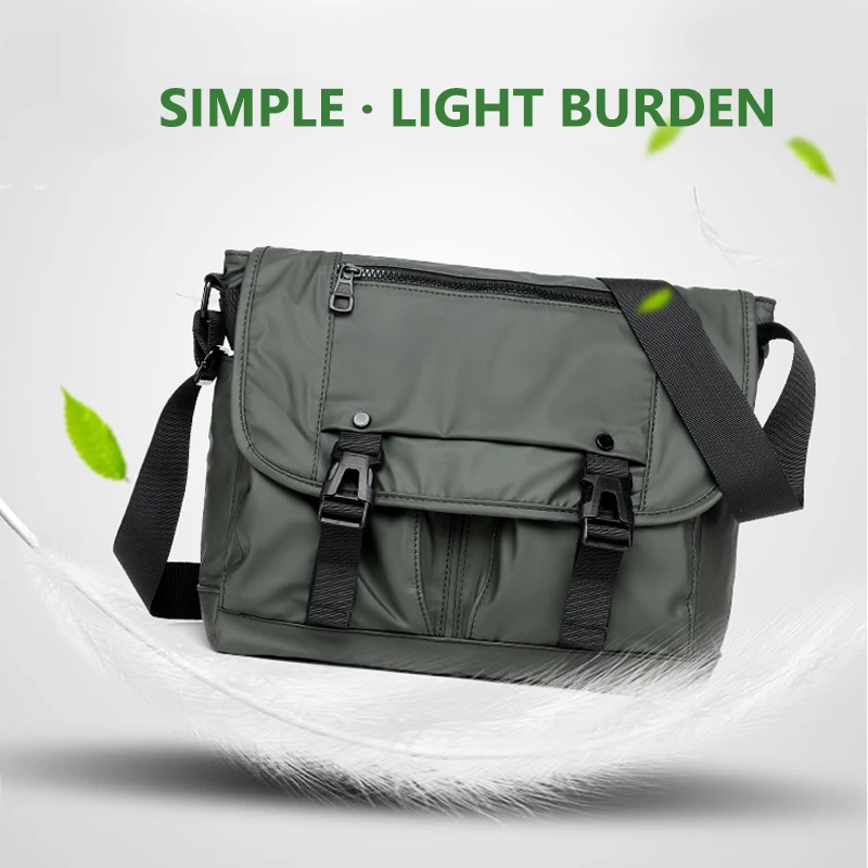  Men's Fashion Nylon Crossbody Bag Multifunctional Male Shoulder Messenger Bags Large Satchels Busin - 4000149579101