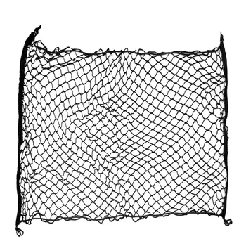 

X Autohaux Muilt-Size 12Hooks Universal-SUV Truck Cargo Roof Rack Basket Organizer Net Car Roof Bag Elastic Mesh Luggage Rope