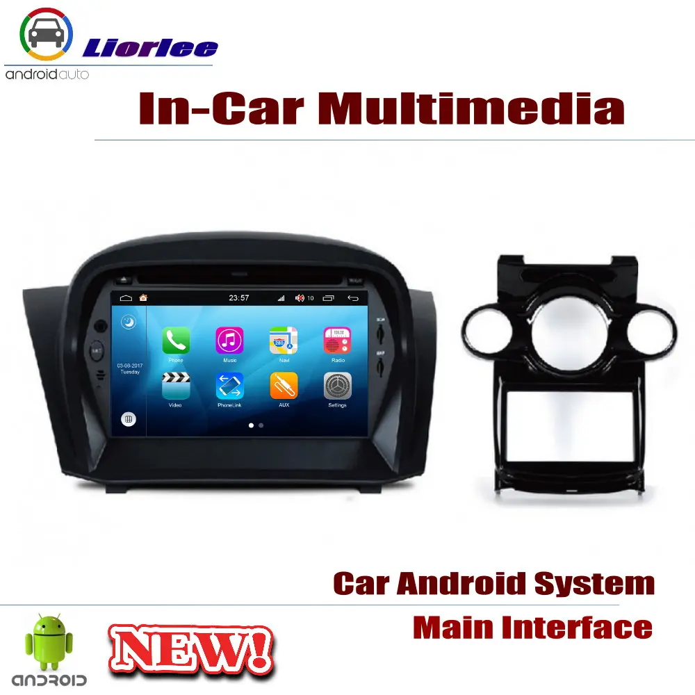 Для Ford Fiesta 2009 2018 автомобильный Android DVD GPS плеер навигационная система HD экран Радио