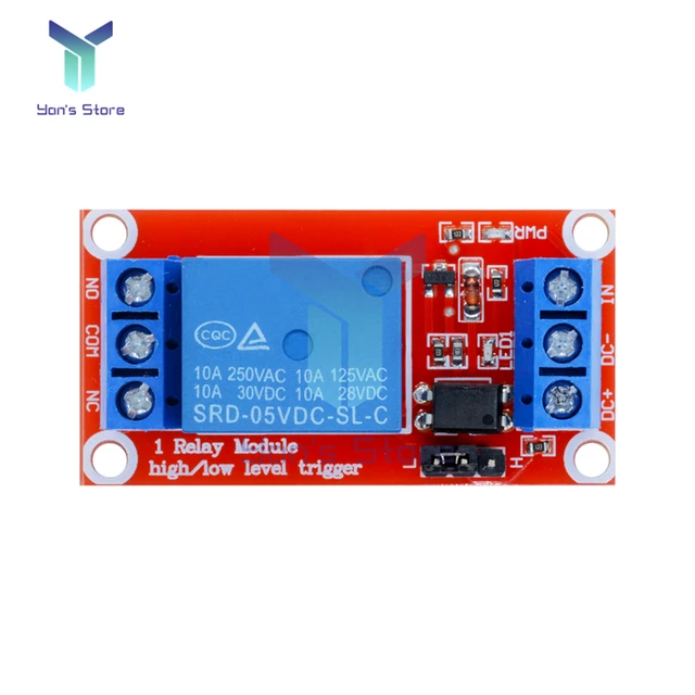 Modulo Rel&egrave; 1 Canale 12V Con Isolamento Fotoaccoppiatore - 10 Pezzi Per Arduino E Controlli Elettronici